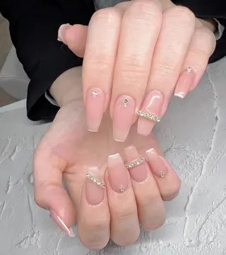 ネイル MoriseNail Jr研修💜はるかのネイルデザイン