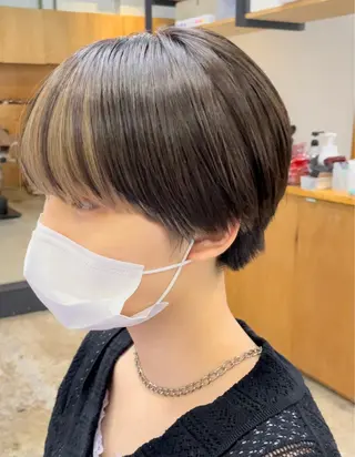ショート カラー 🌿レイヤーボブ/パ ーマ🌿 木梨健太のヘアスタイル