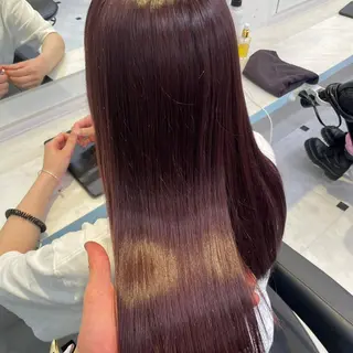 ロング コテ巻き風パーマ 🦋にこ🦋のヘアスタイル