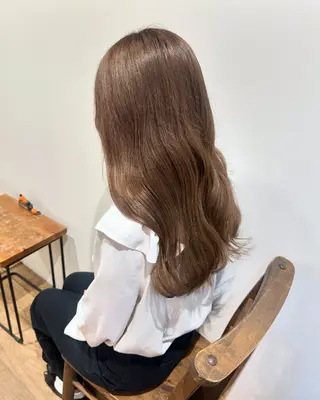 ロング カラー ヘアアレンジ Himawari♡ 柔らかいカラーのヘアスタイル