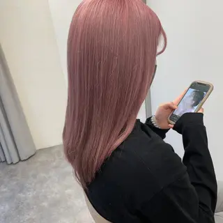 セミロング カラー exfa sakura🪞のヘアスタイル