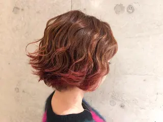 ショート カラー 藤原 ちひろのヘアスタイル
