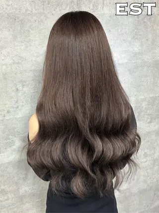 カラー ロング KAZU TACKYのヘアスタイル