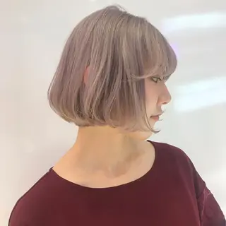ミディアム カラー レイヤー/ブリーチ HIKARU ♡のヘアスタイル