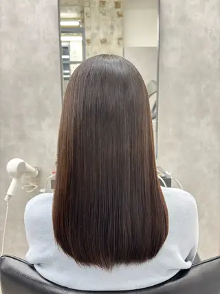 ロング カラー すぐ巻ける縮毛矯正 🍀勝倉　麗のヘアスタイル