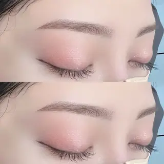 アイブロウ 束感まつげ/透明感眉 🎀 haru 🤍のマツエク・マツパデザイン
