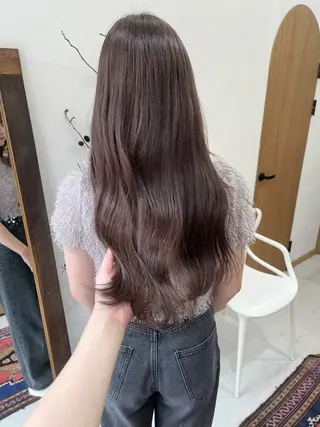 ロング カラー ヘアアレンジ ena/ブリーチなし 透明感・レイヤー🎀のヘアスタイル
