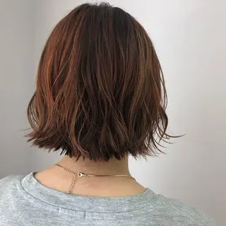 ショート カラー 横浜Bob美容師🤎 ERINAのヘアスタイル