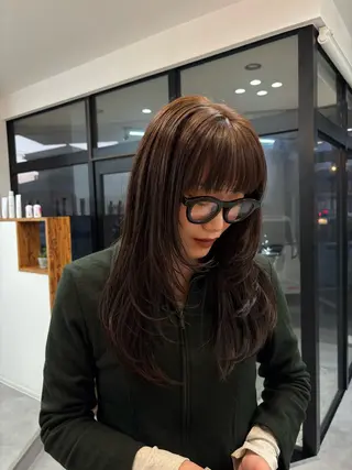 ロング 豊橋ブリーチ/似合わ せカット/SHIHOのヘアスタイル