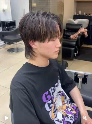ミディアム メンズ 長谷川 祥子のヘアスタイル