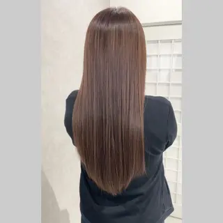 ロング カラー ドライ カット✂️髪質改善のヘアスタイル