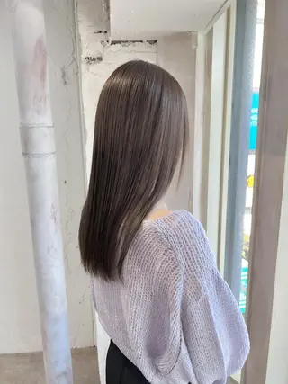 カラー ✨ブリーチなしカラー ×髪質改善✨松村 潤のヘアスタイル