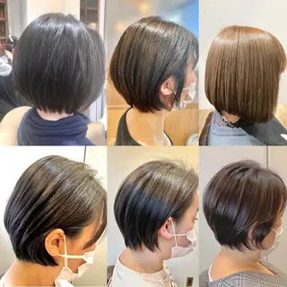 ショート 前田 加奈子のヘアスタイル