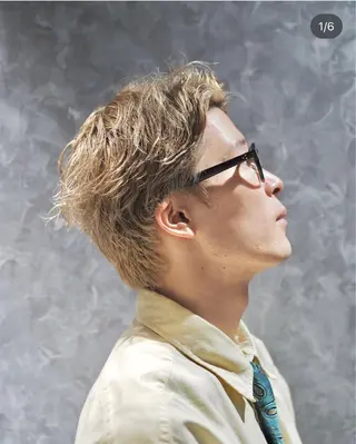 カラー メンズ 中山 皓貴のヘアスタイル