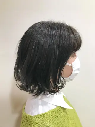 ミディアム カラー レイヤー/似合わせ TAKUYAのヘアスタイル