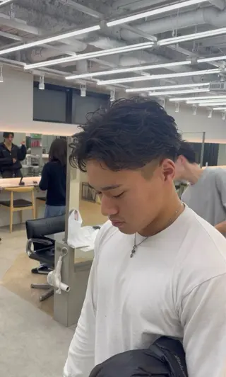パーマ メンズ 👑メンズパーマ屋 👑/栄/馬場斗生のヘアスタイル