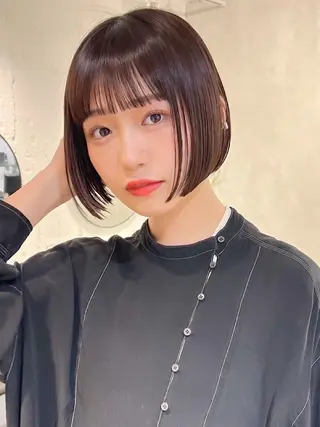 セミロング お悩み解決縮毛矯正 レイヤー達人柴崎大樹のヘアスタイル