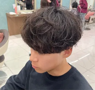 ショート パーマ メンズ 【メンズ特化】 池田大成✂︎のヘアスタイル