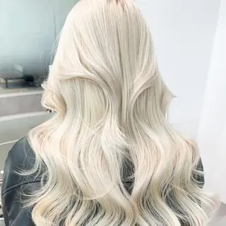 セミロング カラー パーマ ヘアアレンジ ITbyALBUM 中野店のヘアスタイル