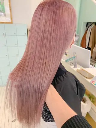 ロング 🍀ケアブリーチ カラー🍀坂井のヘアスタイル