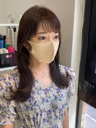 ロング カラー 韓国ヘア🇰🇷 スズキのヘアスタイル