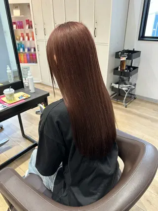 ロング レイヤー/くびれ Chere   金剛のヘアスタイル