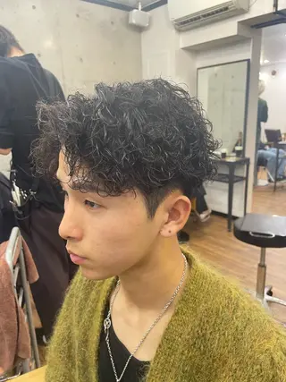 パーマ メンズ RITSUKI横浜 メンズ特化😎のヘアスタイル