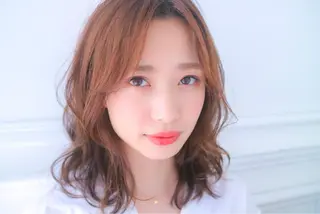 ミディアム カラー パーマ ヘアアレンジ 似合わせhair🔸 アサダ タカコ🔸のヘアスタイル