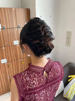 ヘアアレンジ ☪︎⋆ hair & eye yuka˚✩のマツエク・マツパデザイン