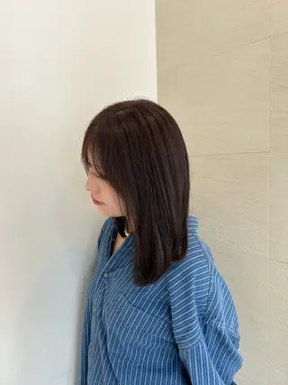ミディアム カラー ナチュラル🕰️銀座 /Ruko🌱のヘアスタイル