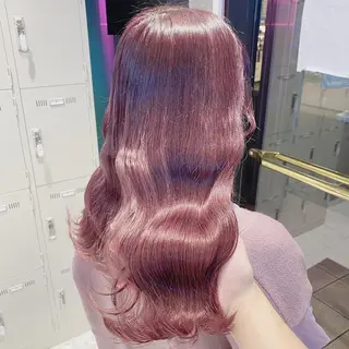 セミロング 🤍ムラ修正ブリーチ 🤍原宿/YUUのヘアスタイル