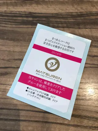 マツエク・マツパ evolve by TypeAB所属・evolve  by TypeABのマツエク・マツパデザイン