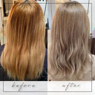 セミロング くせ毛×ショート 上岡勇祐のヘアスタイル