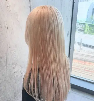 ロング カラー 透明感カラー/ 矯正/まな⭐️のヘアスタイル