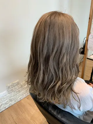 セミロング 大久保 隆蔵のヘアスタイル