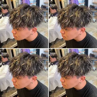 ミディアム カラー パーマ メンズ 👑錦糸町/毛流れ パーマ特化/NORIのヘアスタイル