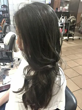 ミディアム セミロング ロング カラー ヘアアレンジ 【髪質改善美容師】t occa茨木篠原健太のヘアスタイル
