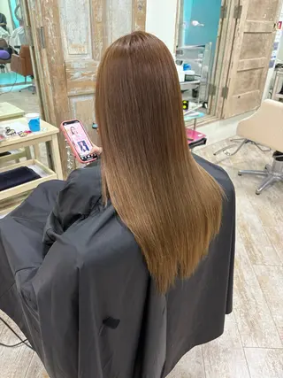 ロング 菊地 映香のヘアスタイル
