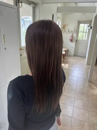 セミロング 古川 心のヘアスタイル