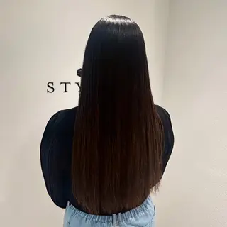 ロング 🦢まつパ ツヤカラー🩰さくらのマツエク・マツパデザイン