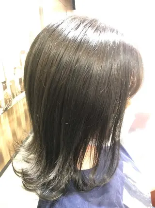 ミディアム カラー 限定クーポン 💕大量更新ブリーチのヘアスタイル
