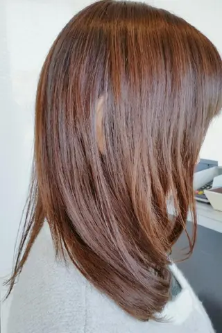 セミロング 山中 誠一朗のヘアスタイル