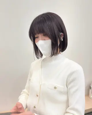 ショート カラー ヘアアレンジ パーマ/暖色/ボブ イワタテ🇰🇷のヘアスタイル