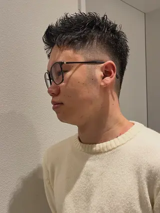 ショート ［LIC南堀江］大井 悟のヘアスタイル