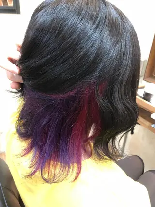 ミディアム カラー 清永 隆二のヘアスタイル