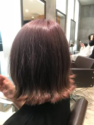 ミディアム カラー パーマ ヘアアレンジ メンズ キッズ ネイル マツエク・マツパ EnBlesS西宮 マンツーマン神道有基のヘアスタイル