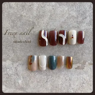 ネイル freex nail /ニュアンス/個性派のネイルデザイン