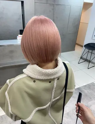 ショート Ami♡表参道/艶髪 ピンク/盛れカットのヘアスタイル
