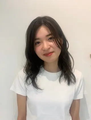 ロング カラー パーマ "オトナ髪”/ LAKA TOCCAのヘアスタイル