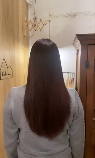 ロング カラー 🍁ロングパーマドラ イパーマ🍁陸来のヘアスタイル